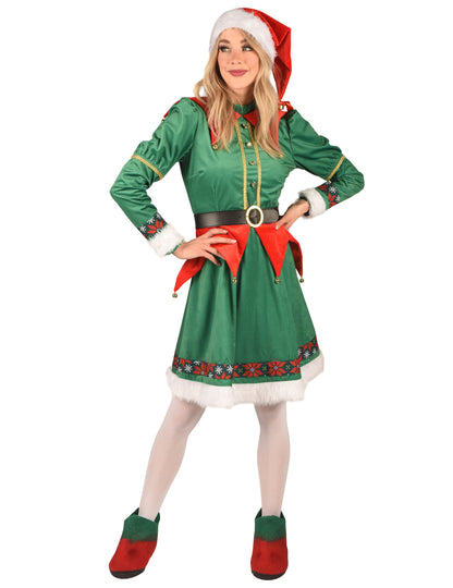 Dámský kostým luxusní vánoční elfky