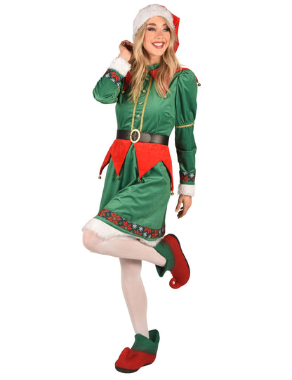 Dámský kostým luxusní vánoční elfky
