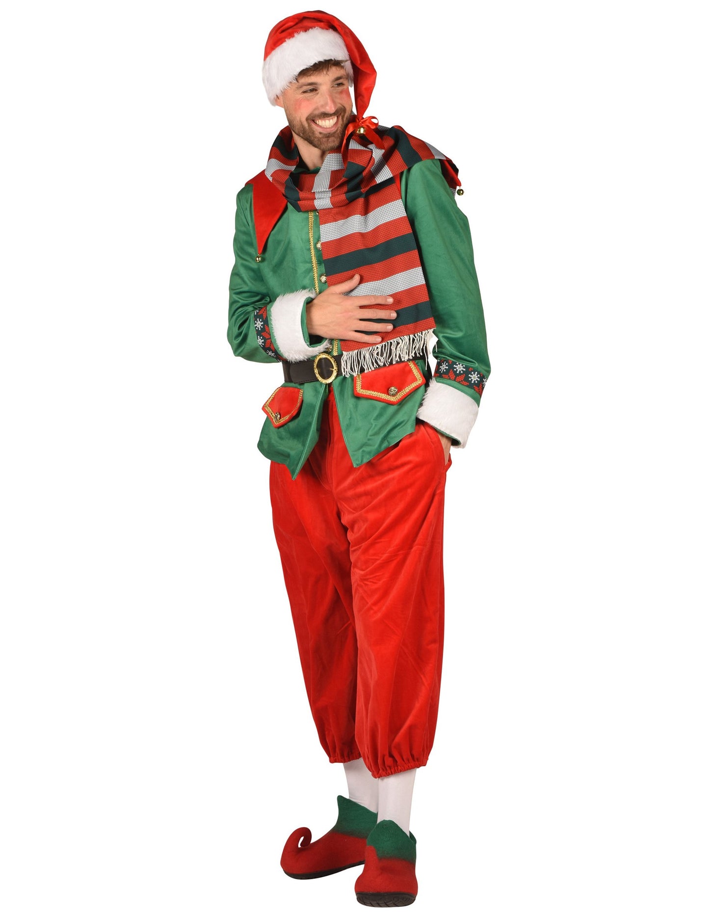 Luxusní vánoční elfský kostým pro muže