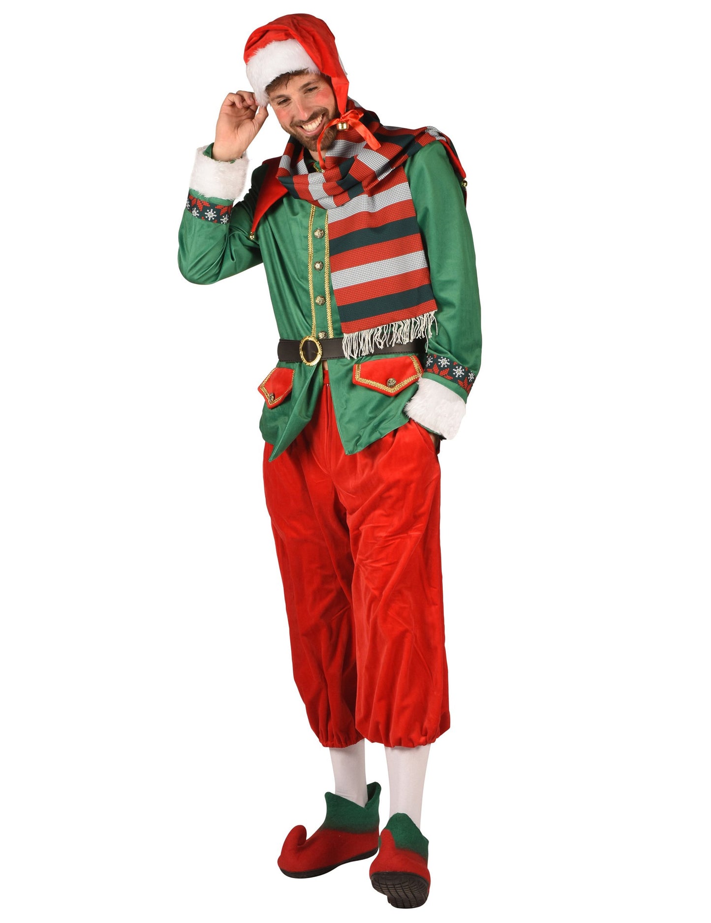 Luxusní vánoční elfský kostým pro muže
