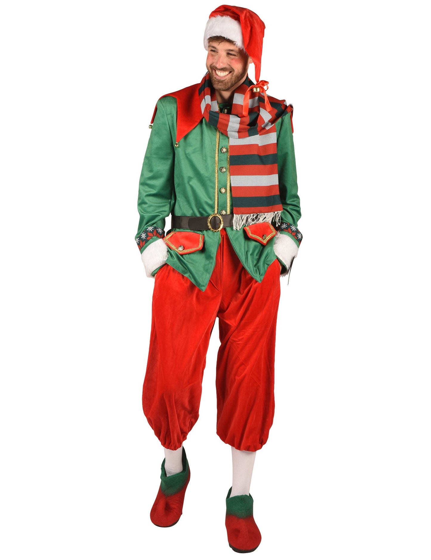 Luxusní vánoční elfský kostým pro muže