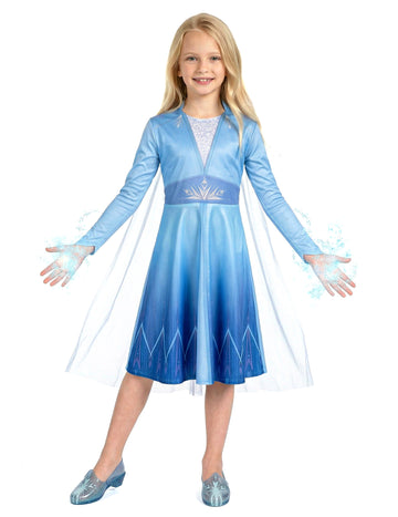 Elsa Frozen - Die Eiskönigin 2™ Basic-Kostüm für Mädchen