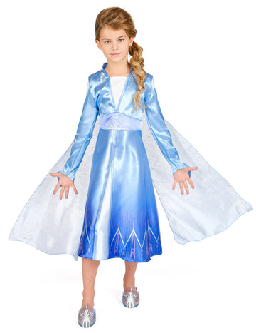 Elsa™ Mädchenkostüm Frozen 2™ blau