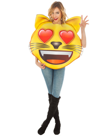 Kostým pro dospělé Emoji Cat Heart™