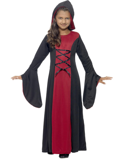 Halloweenský kostým okouzlující dívky