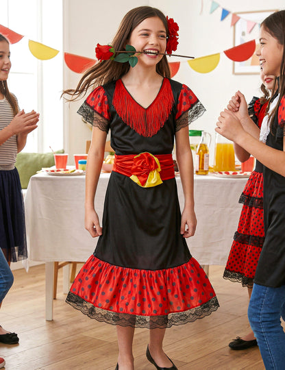 Spanierinnenkostüm für Mädchen