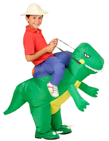 Dětský kostým dinosaura-průzkumníka