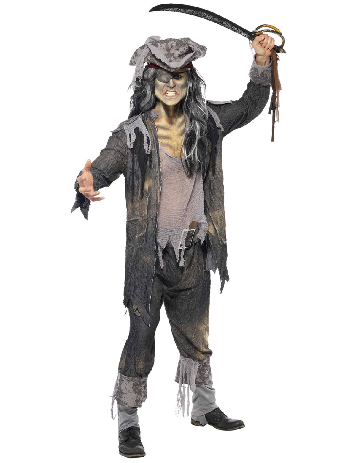 Sabre brandi du déguisement fantôme pirate pour homme