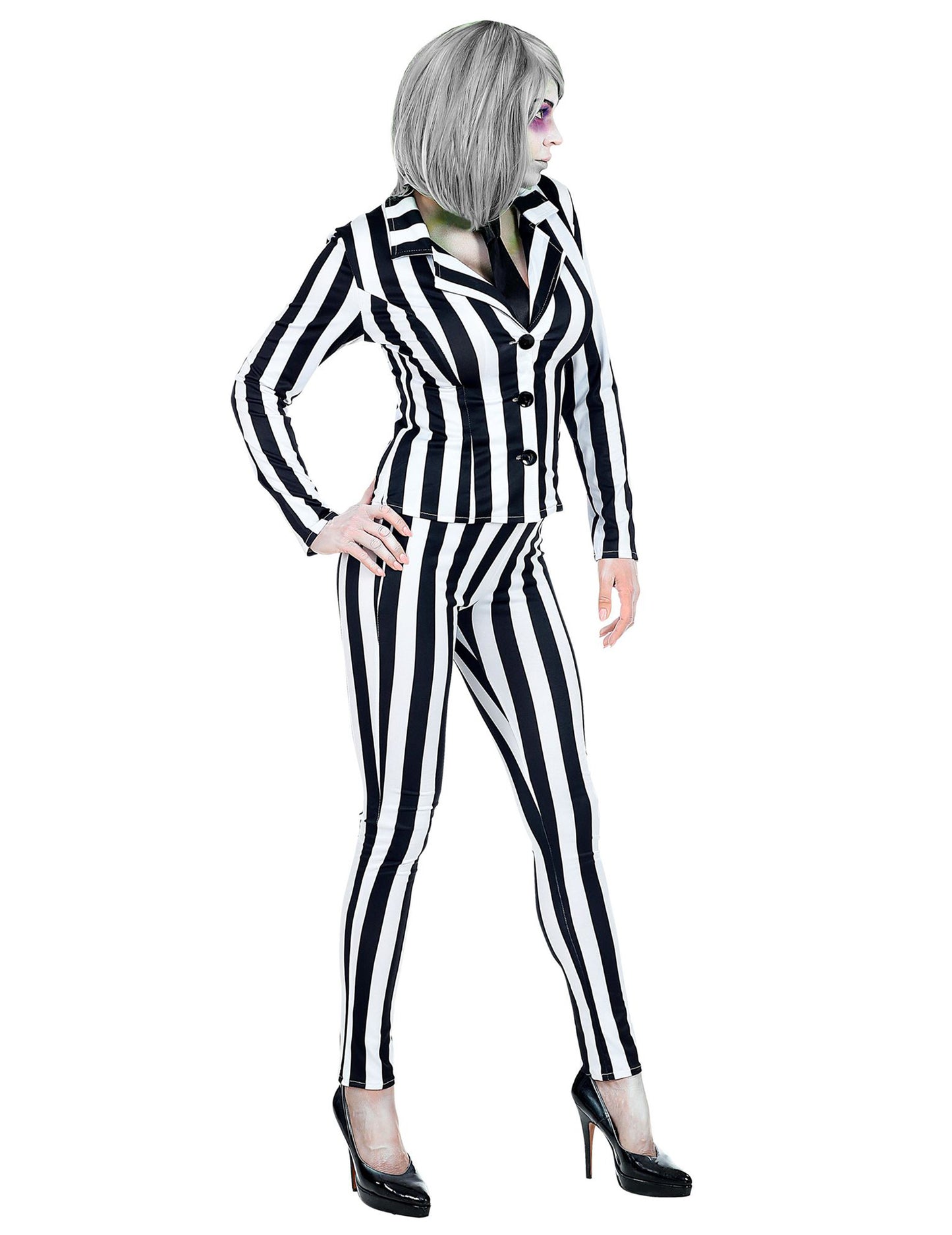 Dámský kostým ubohého pruhovaného ducha