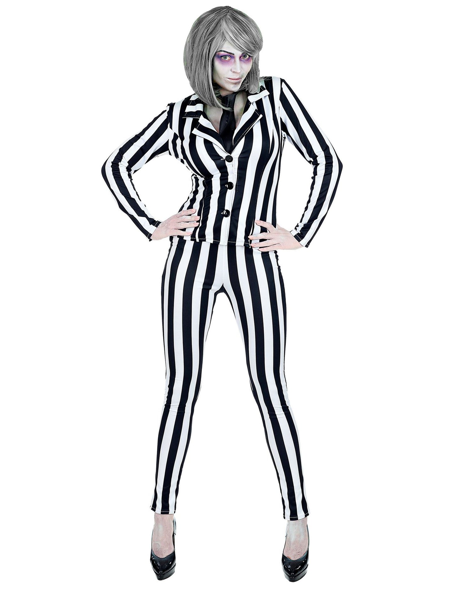 Dámský kostým ubohého pruhovaného ducha