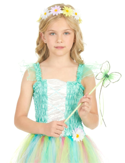 Dívčí kostým vodní zelené víly