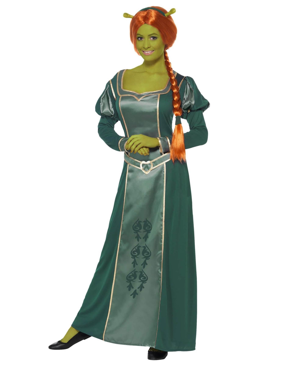 Pohled zepředu na kostým Fiona Shrek™ pro ženu