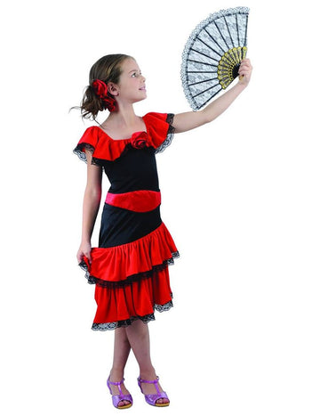 Dívčí flamenkový kostým