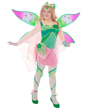 Dětský kostým Flora z Winx Clubu