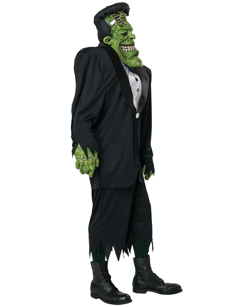 Boční pohled na kostým Frankenstein pro dospělý