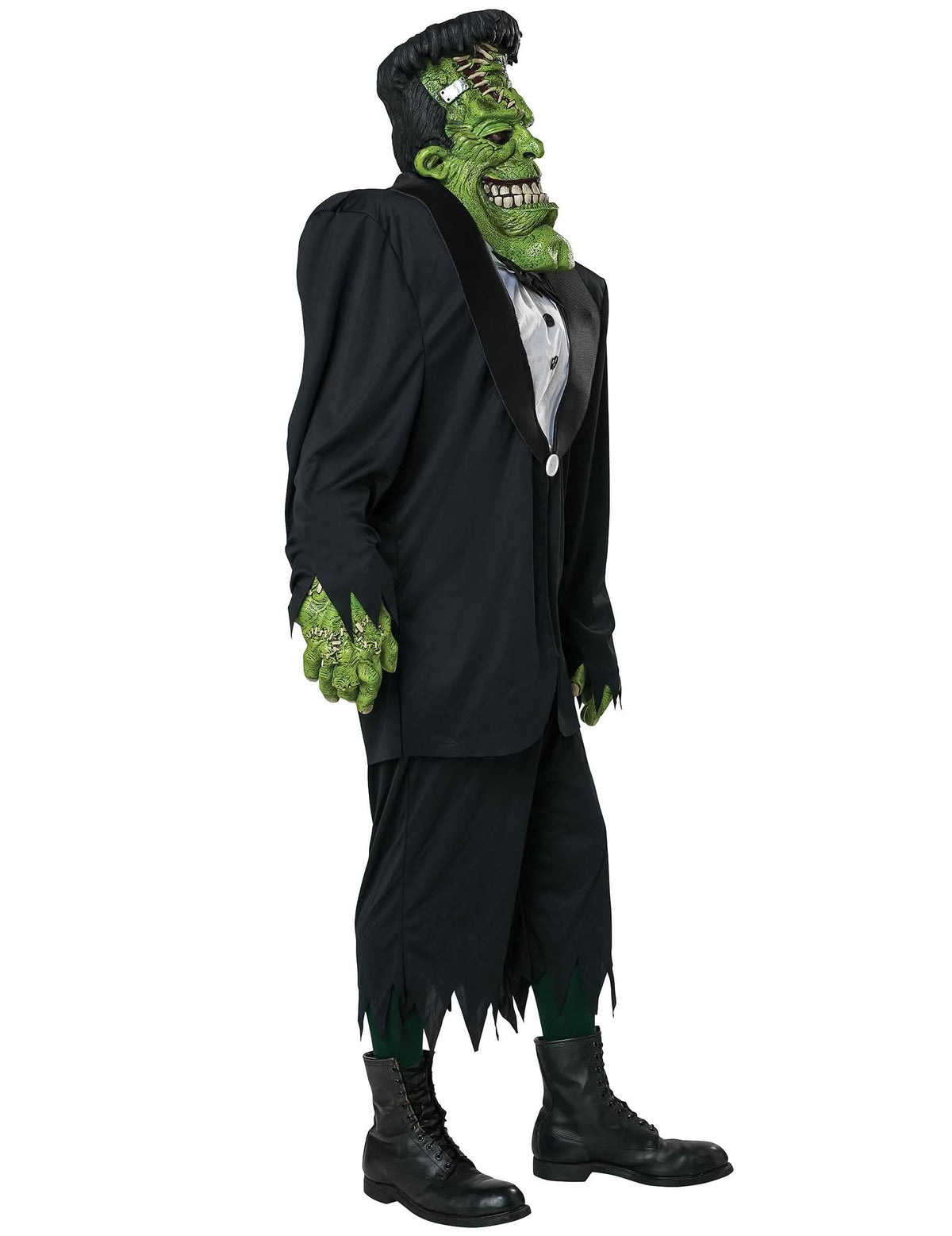 Boční pohled na kostým Frankenstein pro dospělý