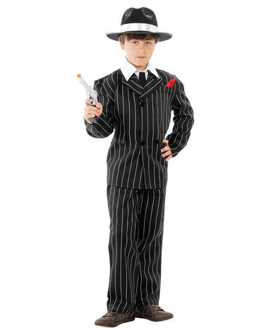 Chlapecký kostým gangstera z 30. let