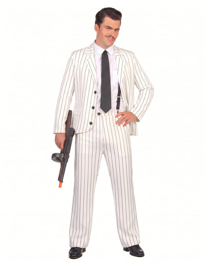 Pánský kostým bílého gangstera