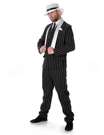 Pánský kostým černého gangstera