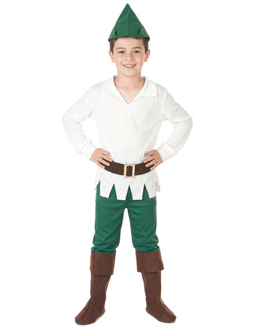 Vue de dos du déguisement de garçon des bois