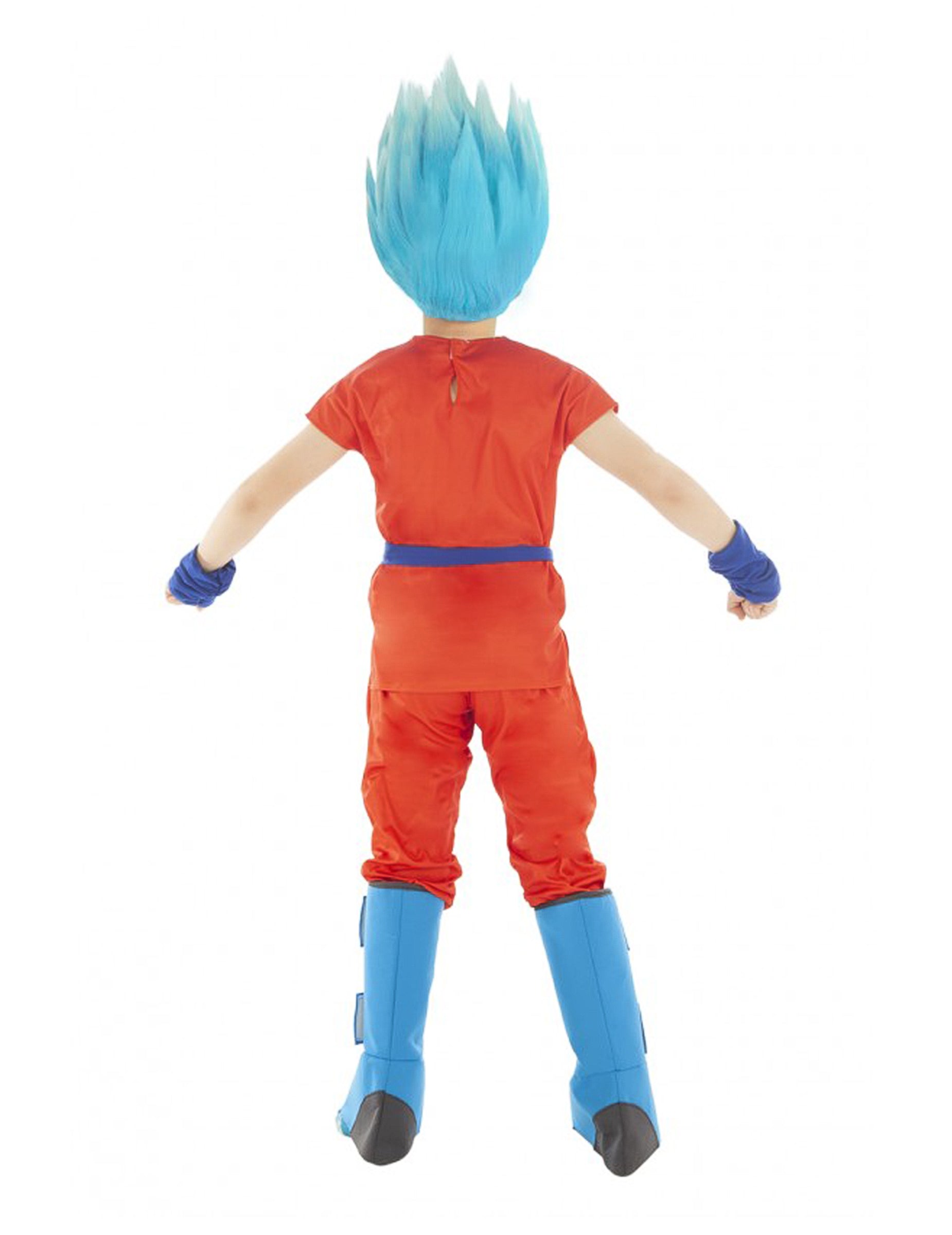 Pohled zezadu na kostým Goku Saiyan Super Dragon ball™