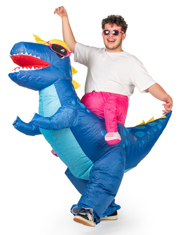 Nafukovací kostým dinosaura pro dospělé
