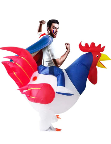Nafukovací kostým kohouta pro dospělé