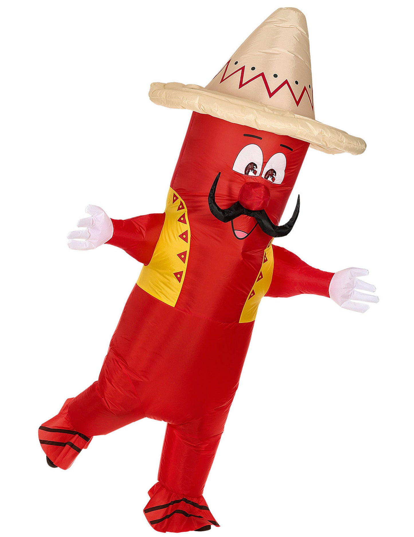 Nafukovací kostým mexické chilli papričky pro dospělé