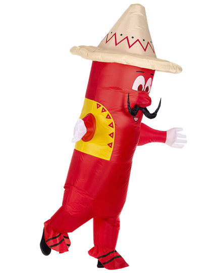 Nafukovací kostým mexické chilli papričky pro dospělé