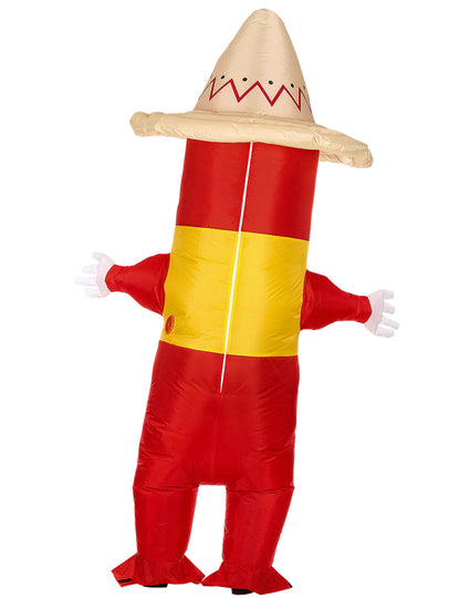 Nafukovací kostým mexické chilli papričky pro dospělé