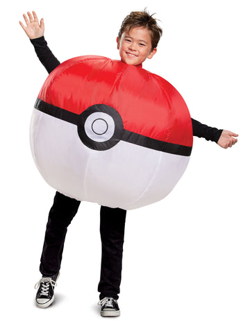 Nafukovací kostým Pokémon Pokéball pro děti