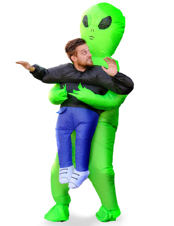 Nafukovací kostým dospělého mimozemšťana