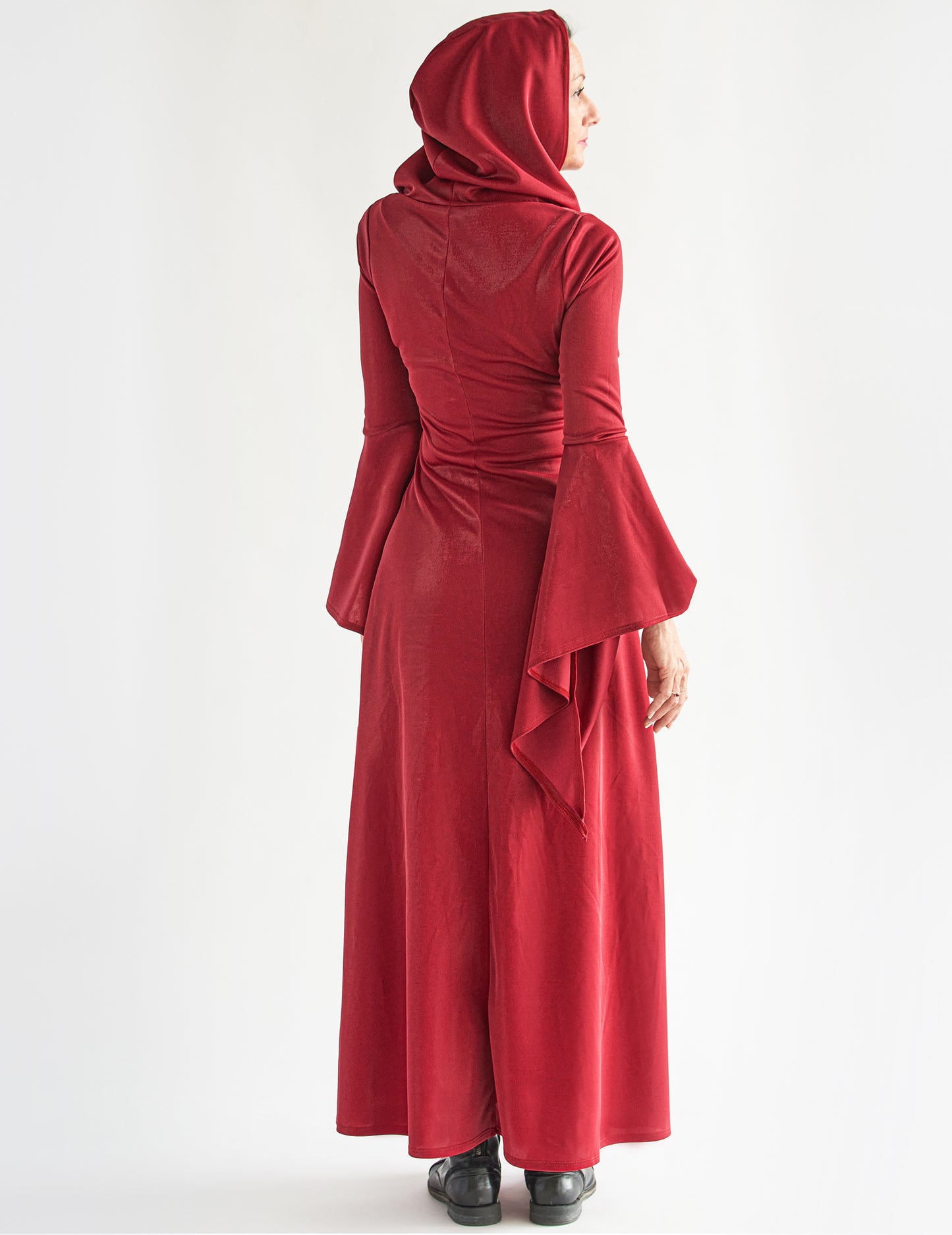 Gotický kostým červené šaty pro ženy