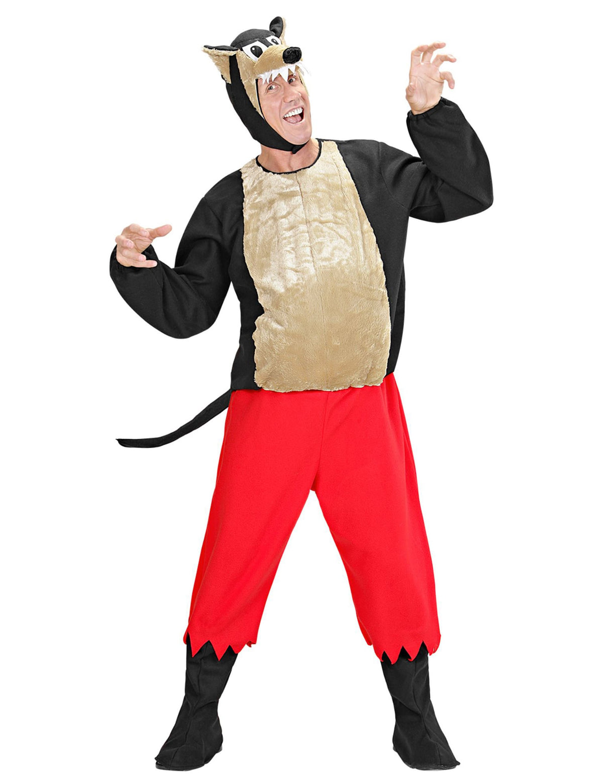 Kostým velkého vlka pro dospělé