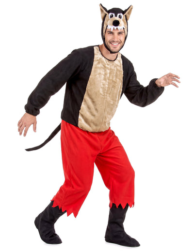 Kostým velkého vlka pro dospělé
