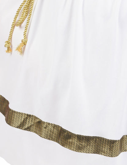 Plus Size römische Göttinenkostüm für Damen weiß