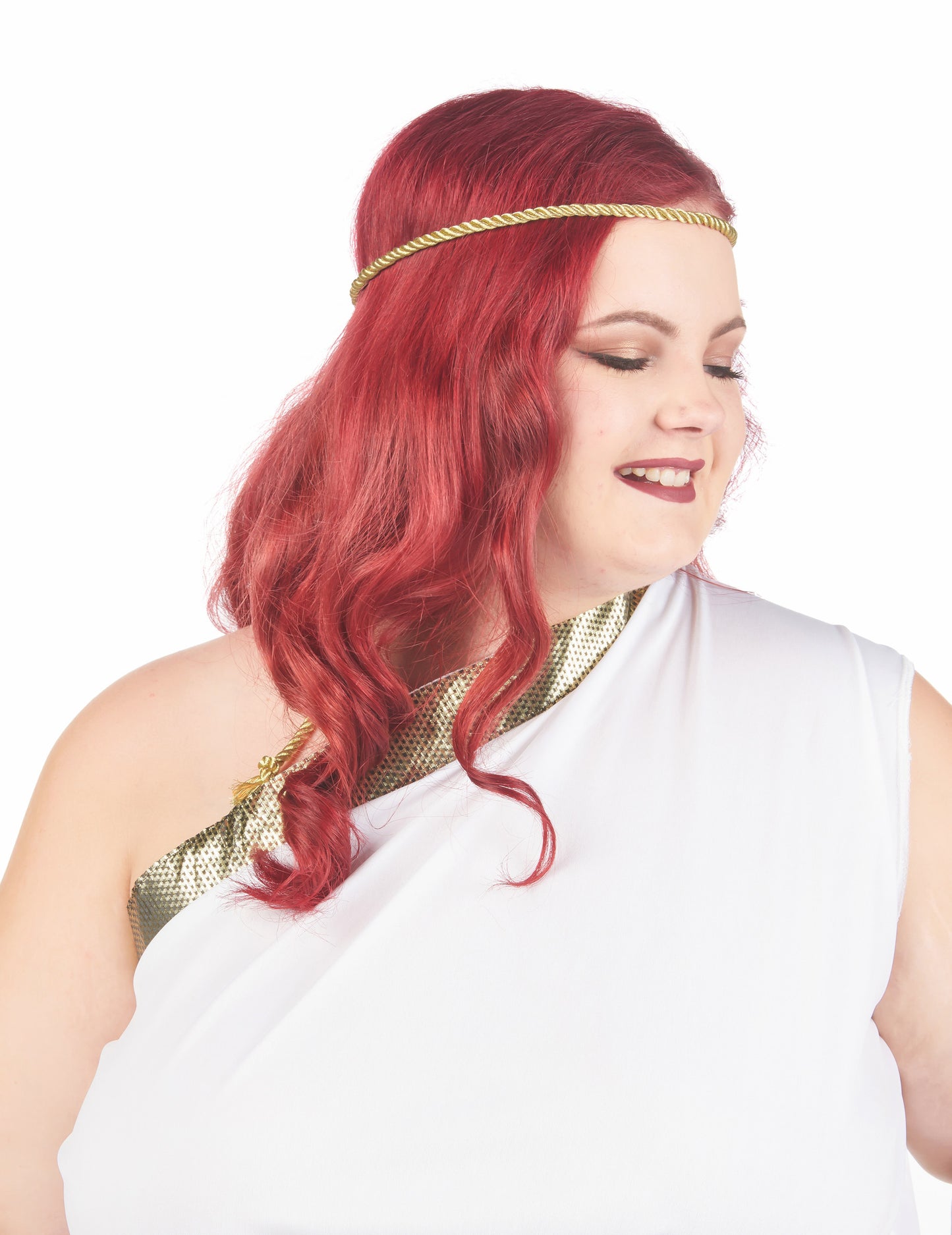 Dámský kostým římské bohyně s pláštěm pro větší děti