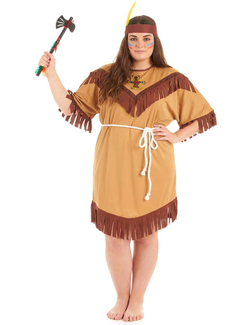 Dámský dvoubarevný indický kostým pro větší velikosti