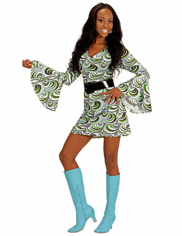 Dámský kostým Groovy Waves ze 70. let