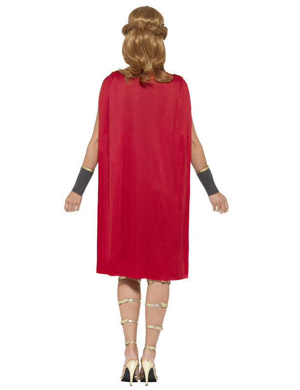 Vue de dos du déguisement de guerrière gladiatrice