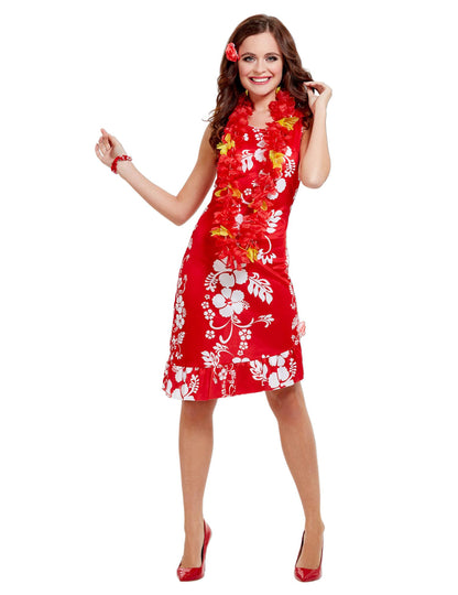 Vue d'ensemble du déguisement hawaïenne pour femme