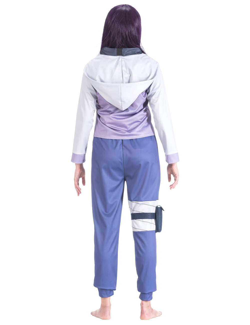 Vue de dos du déguisement Hinata Naruto™ pour femme