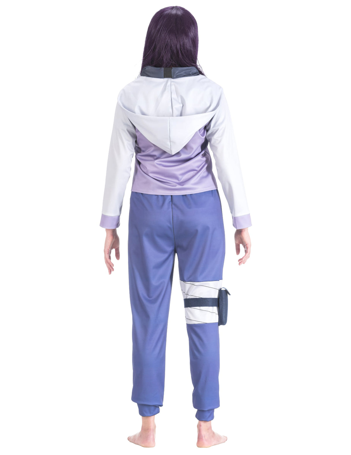Vue de dos du déguisement Hinata Naruto™ pour femme