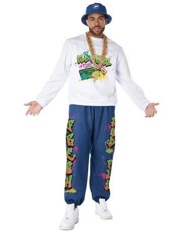 Pánský hip-hopový kostým z 90. let