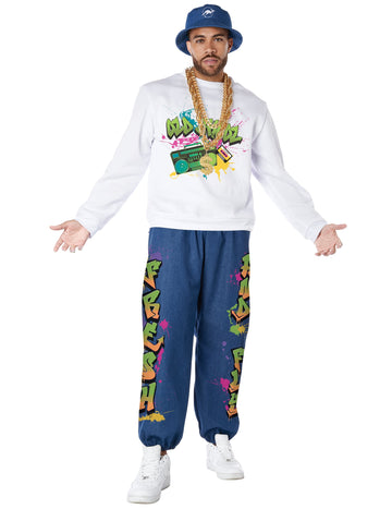 Rapper Kostüm 90er Jahre Herren