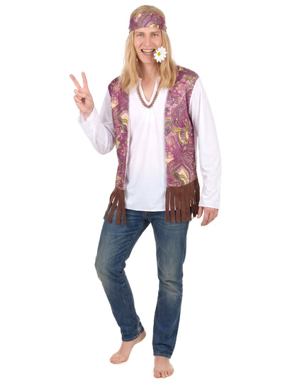 Pánský hippie kostým s třásněmi