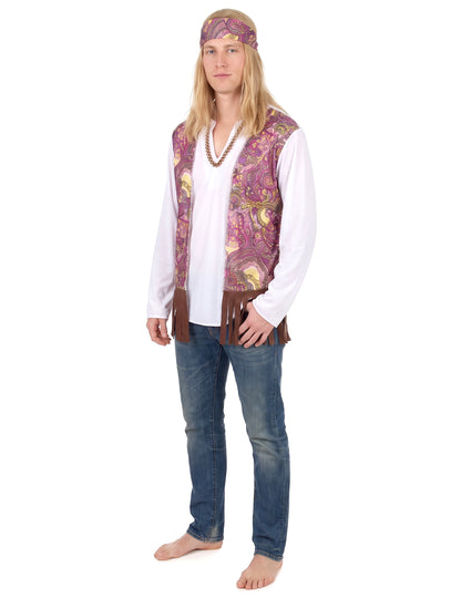 Pánský hippie kostým s třásněmi