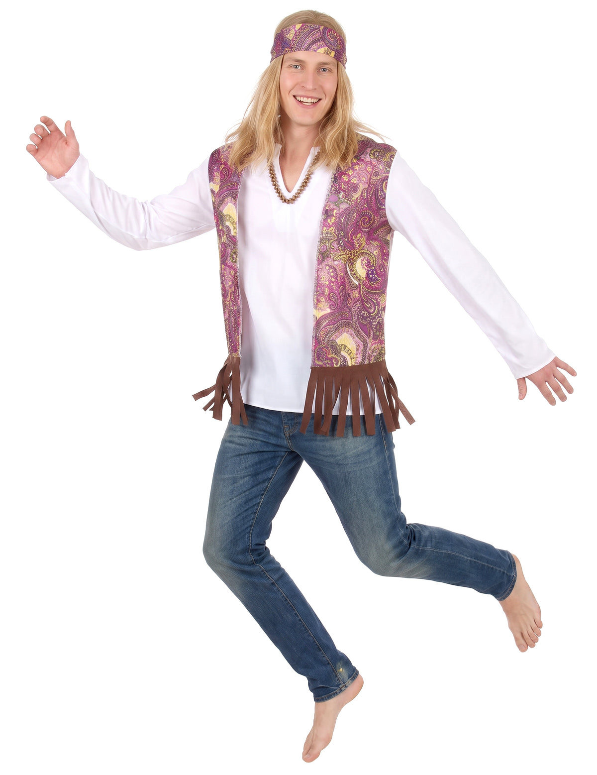 Pánský hippie kostým s třásněmi
