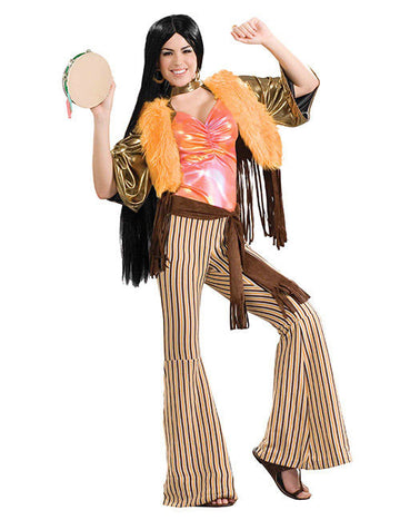 Dámský hippie kostým 60. a 70. let