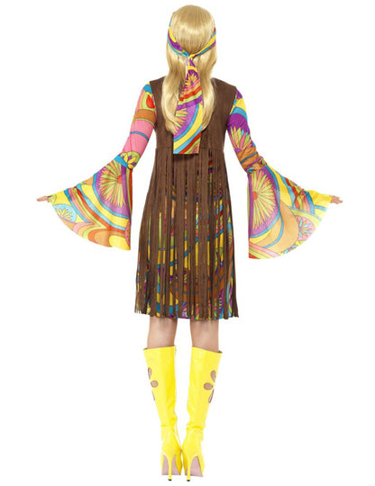 Dámský hippie květinový kostým ze 70. let
